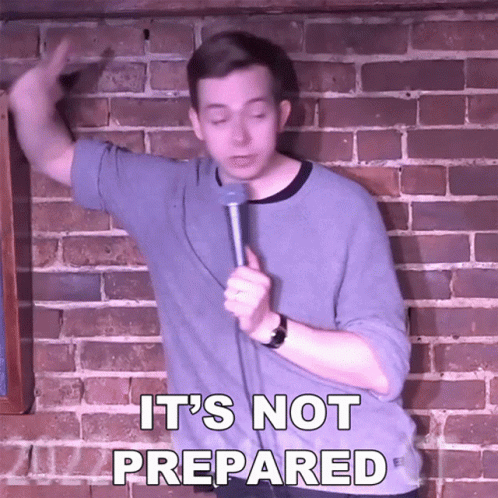 Its Not Prepared Chris Turner GIF - Its Not Prepared Chris Turner Its Not Rehearsed GIFs