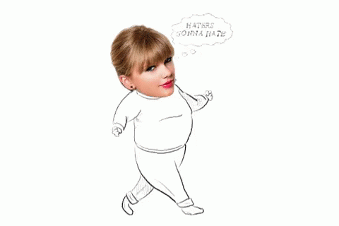 Haters Gonna Hate GIF - Taylorswift Hatersgonnahate GIFs
