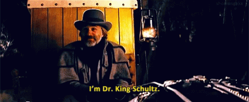 Django Unchained Dr King Schultz GIF - Django Unchained Dr King Schultz Introduction GIFs