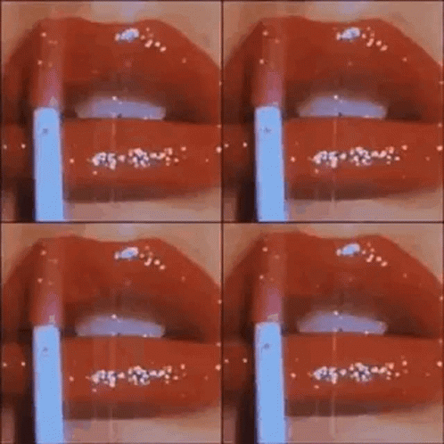 Aesthetic Red GIF - Aesthetic Red Lip Gloss GIFs