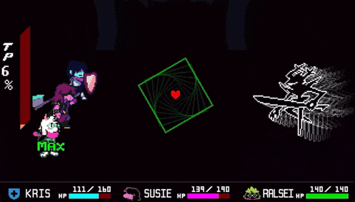 a screenshot of a video game with a character named kris
