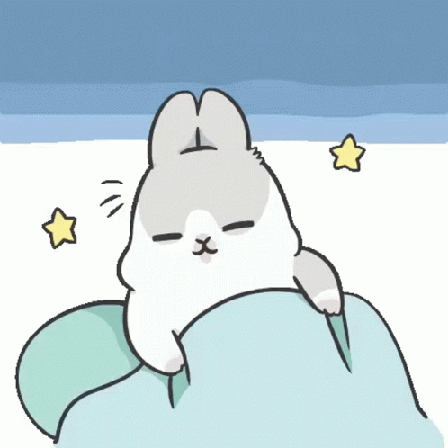 Good Night Rabbit GIF - Good Night Rabbit Tired GIFs