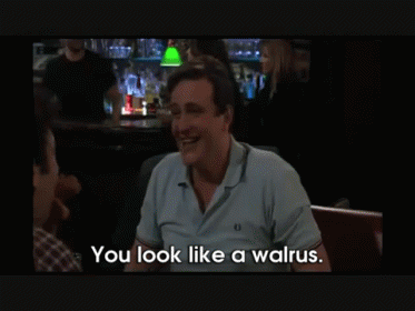 Ted The Walrus GIF - Himym Audio Bloopers GIFs