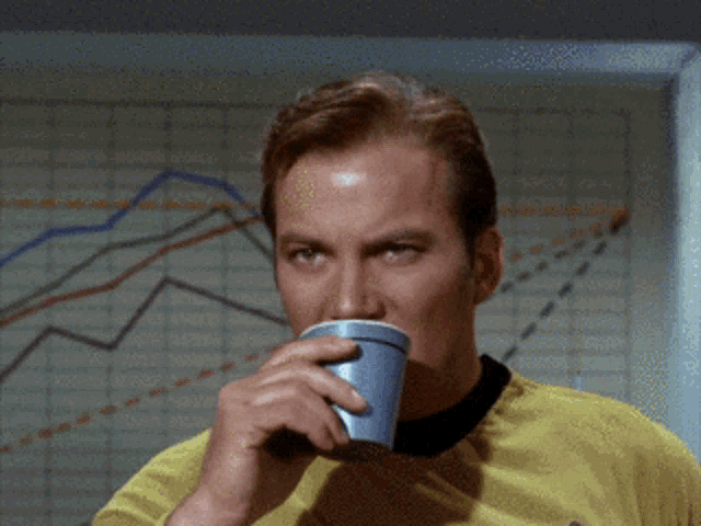 Kirk Coffee Is Shit GIF - Kirk Coffee Is Shit Star Trek GIFs