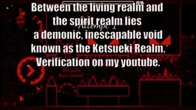 Geometry Dash Between The Living Realm GIF - Geometry Dash Between The Living Realm Ketsueki Realm GIFs