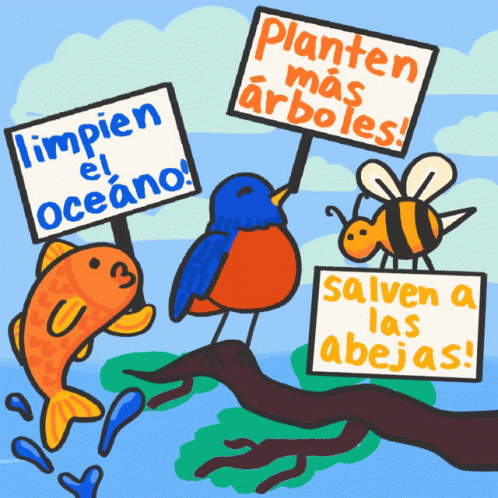 Clean The Seas Plant More Trees GIF