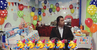 Travolta Birthday GIF - Travolta Birthday Alone GIFs
