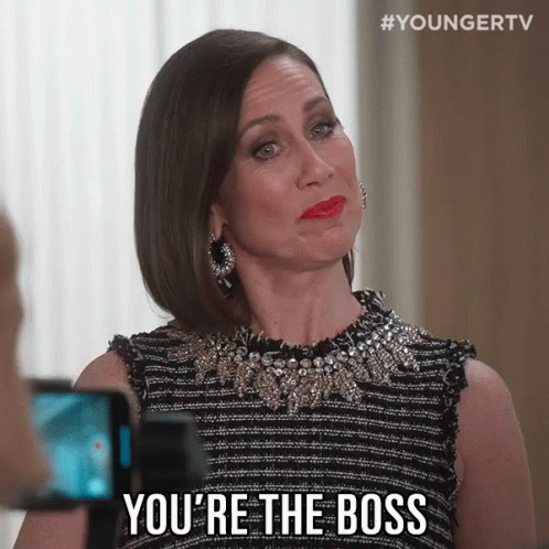 Youre The Boss All Yours GIF - Youre The Boss All Yours Hands Up GIFs