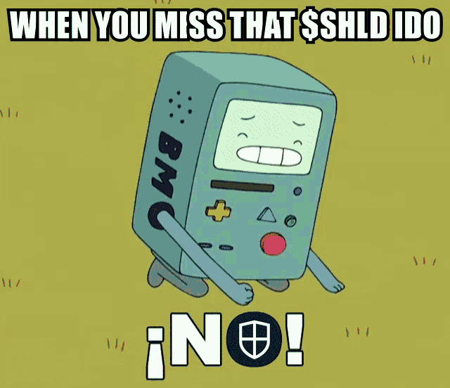 a cartoon of bmo from adventure time with the caption when you miss that sshld ido