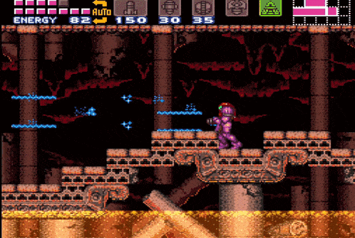 a video game screen shows a purple character and says energy at the top of it