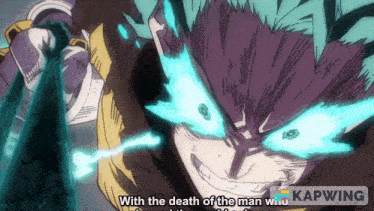 a cartoon of a man with the words " with the death of the man who "