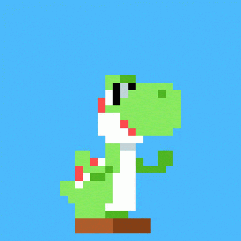 Mario Jumping Yoshi GIF - Mario Jumping Yoshi Pixel GIFs