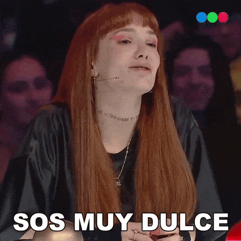 Sos Muy Dulce La Joaqui GIF - Sos Muy Dulce La Joaqui Got Talent Argentina GIFs
