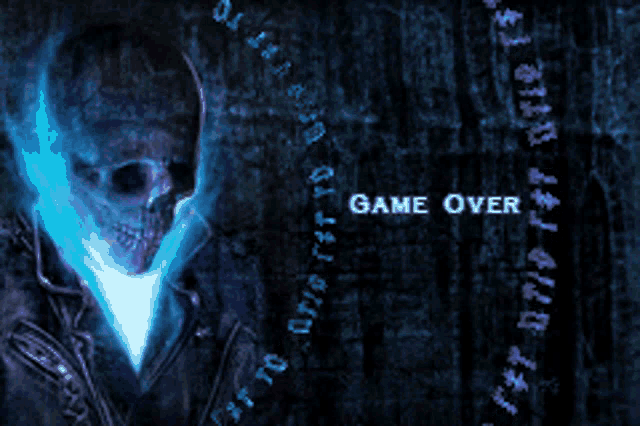 Ghost Rider Marvel GIF - Ghost Rider Marvel Game Over GIFs