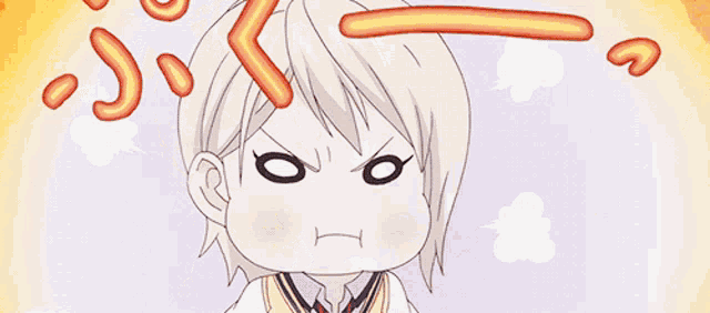 a cartoon of a girl with her hands on her hips looking angry