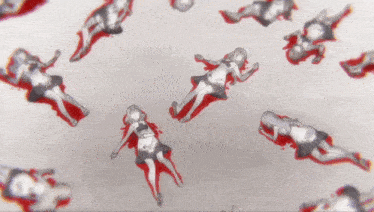a drawing of a girl with blood on her face