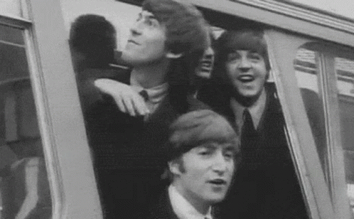 George Harrison John Lennon GIF - George Harrison John Lennon The Beatles GIFs