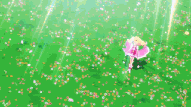 Cure Flora Go Princess Precure GIF - Cure Flora Go Princess Precure Anime GIFs