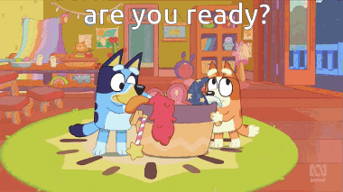 a cartoon says " are you ready " on the bottom right