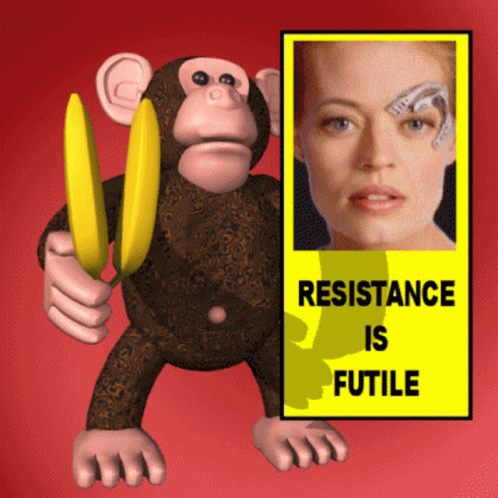 Resistance Is Futile You Will Be Assimilated GIF - Resistance Is Futile You Will Be Assimilated Star Trek GIFs