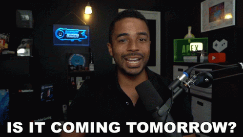 Is It Coming Tomorrow Raynday Gaming GIF - Is It Coming Tomorrow Raynday Gaming Is It Arriving Tomorrow GIFs