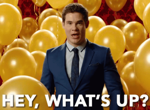 Hey, What'S Up? GIF - Mtv Awards Adam Devine Whats Up GIFs