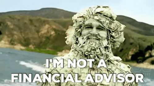 Not A Financial Advisor Not GIF - Not A Financial Advisor Not Financial GIFs