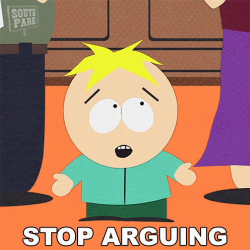 Stop Arguing Butters Stotch GIF - Stop Arguing Butters Stotch South Park GIFs