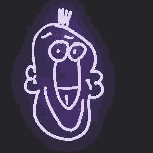 a cartoon drawing of a man with a crown on top of his head