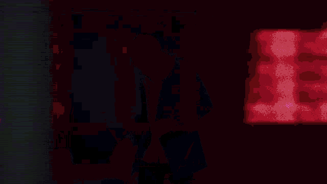 a green and red background with a few lines going through it