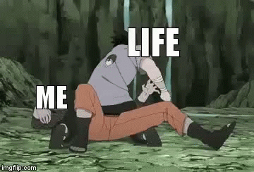 Naruto Hard Life GIF - Naruto Hard Life Sasuke GIFs