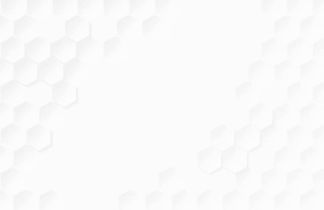 a white background with a hexagon pattern and a place for text .