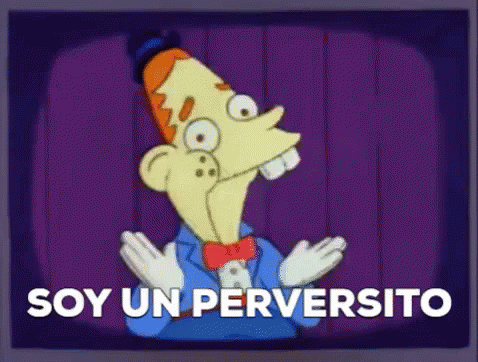 Gabbo Soy Un Perversito GIF - Gabbo Soy Un Perversito Simpsons GIFs
