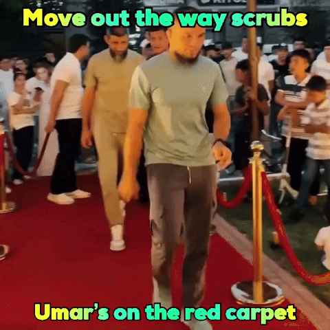 Umar Red Carpet Umar Drone GIF - Umar Red Carpet Umar Drone Umar Nurmagomedov GIFs
