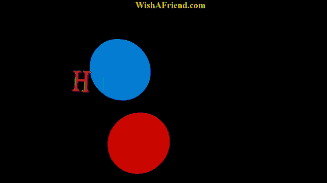 a black background with the words happy belated birthday surrounded by blue and red circles