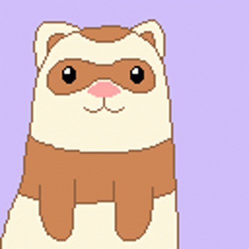 Ferret Pat Pixel Ferret Pat Pat Cute Pixel GIF - Ferret Pat Pixel Ferret Pat Pat Cute Pixel Thisisthewixbeartag GIFs