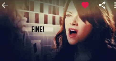 Fine Emma Stone GIF - Fine Emma Stone GIFs