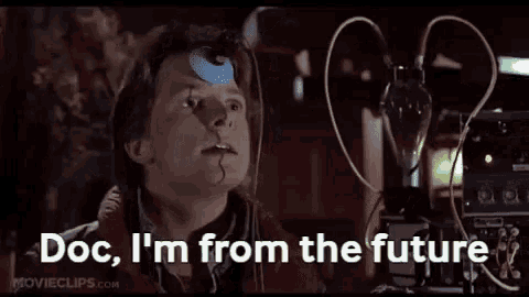 Im From The Future Michael J Fox GIF - Im From The Future Michael J Fox Back To The Future GIFs