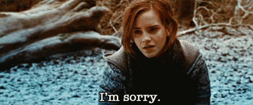 Sorry GIF - Im Sorry Sorry Emma Watson GIFs