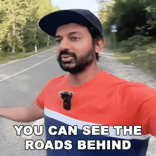 You Can See The Roads Behind Faisal Khan GIF - You Can See The Roads Behind Faisal Khan The Roads Are Visible Behind You GIFs