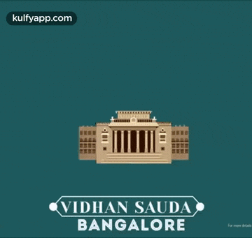 an illustration of the vidhan sauda bangalore