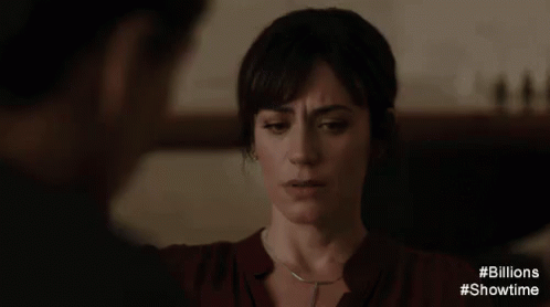 I Can'T Figure Out How He'S Still Standing. GIF - Maggie Siff Wendy Rhoades Billions GIFs