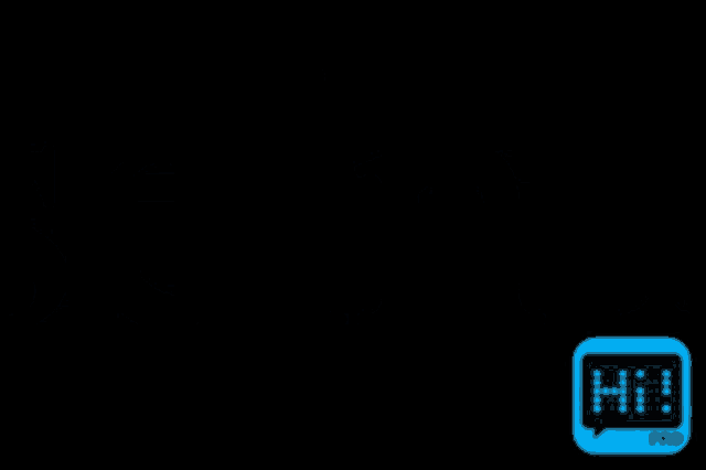 a black background with the word huss in blue