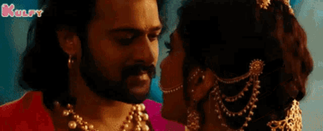 Kissing Prabhas GIF - Kissing Prabhas Baahubali GIFs