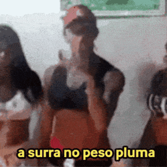 a group of people standing next to each other with the words a surra no peso pluma in yellow