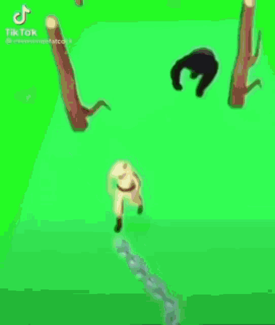 a person is hanging from a chain with blood coming out of their head .