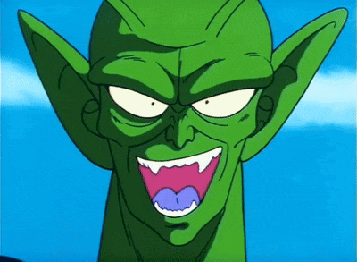 a close up of a cartoon character 's face with his mouth open