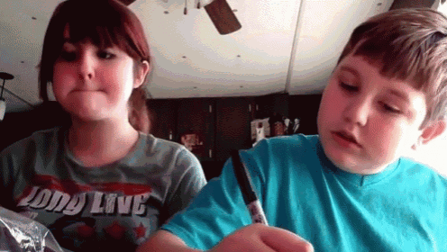 Ruining My Brother'S Concentration GIF - Marshmallow Kids Brother GIFs
