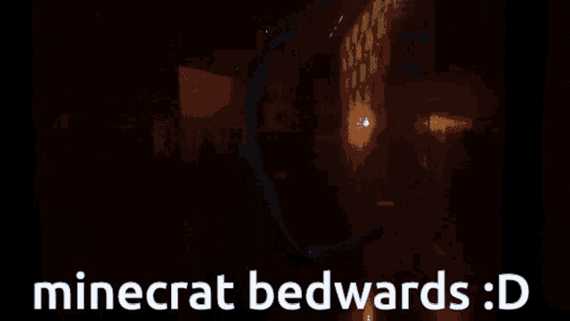 a picture of a man 's face with the words minecraft bedwards written below it