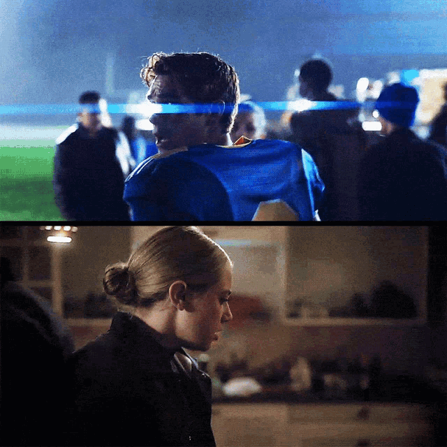 a man and a woman are standing next to each other